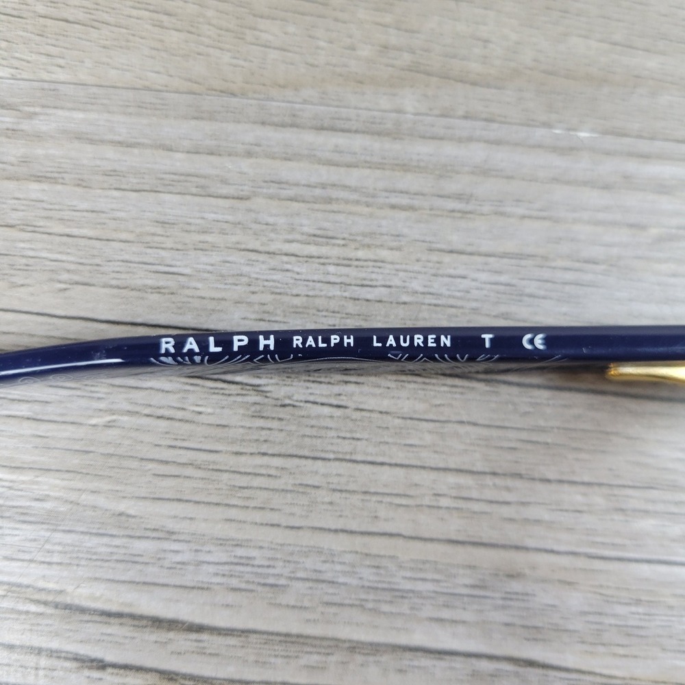 Ralph Lauren Eyeglass Frames RA7064 1114 Brown Navy Women 52-16-135 - Picture 5 of 15